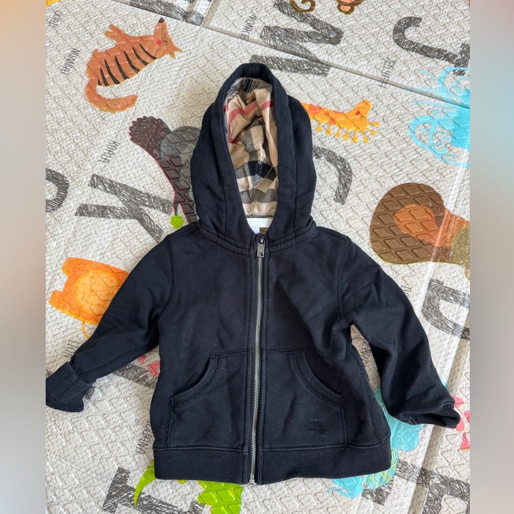 Burberry Zip Up Sweatshirt